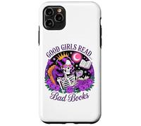 Le brave ragazze leggono libri sporchi Skeleton Reading Dark Academia Custodia per iPhone 11 Pro Max