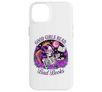 Le brave ragazze leggono libri sporchi Skeleton Reading Dark Academia Custodia per iPhone 14 Plus