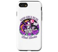 Le brave ragazze leggono libri sporchi Skeleton Reading Dark Academia Custodia per iPhone SE (2020) / 7/8