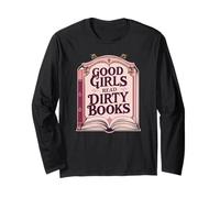 Le brave ragazze leggono libri sporchi Smut Reader Dark Romance Books Maglia a Manica