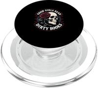 Le brave ragazze leggono libri sporchi Smut Reader Dark Romance Skull PopSockets PopGrip per MagSafe
