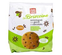 Le brioscine semintegrali con gocce di cioccolato fondente