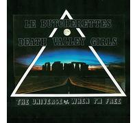 Le Butcherettes / Death Valley Girls - The Universe / When I'M Free - Vinyle Blanc Splatter Rose