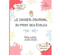 Le cahier-journal du prof des écoles: vue sur la semaine, toutes zones