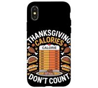 Le calorie del Ringraziamento non contano il Ringraziamento Custodia per iPhone X/XS