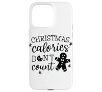 Le calorie di Natale non contano il detto festivo Custodia per iPhone 15 Pro Max