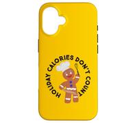 Le calorie natalizie di pan di zenzero non contano Custodia per iPhone 16