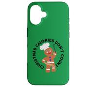 Le calorie natalizie di pan di zenzero non contano Custodia per iPhone 16