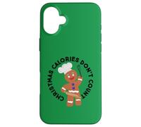 Le calorie natalizie di pan di zenzero non contano Custodia per iPhone 16 Plus