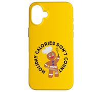 Le calorie natalizie di pan di zenzero non contano Custodia per iPhone 16 Plus