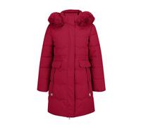 Le Camelie Invernali Piumino Donna con Cappuccio Piumino Lungo Invernale da Donna Caldo Spesso Foderato in Pile Parka con Cappuccio Staccabile Oversize Oversize Red XL