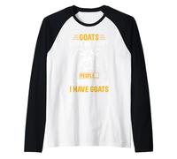 Le capre Mi Rendono Felici, ecco perché Ho Le capre Maglia con Maniche Raglan