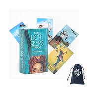 Le Carte dei Tarocchi del Veggente della Luce,The Light Seer's Tarot Cards,with Bag,12X7 Deck Game