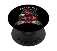Le cattive ragazze hanno un sapore migliore ragazza tatuata Le cattive ragazze hanno un sapore migliore PopSockets PopGrip Adesivo