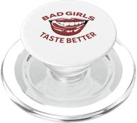 Le cattive ragazze hanno un sapore migliore ragazza tatuata Le cattive ragazze hanno un sapore migliore PopSockets PopGrip per MagSafe