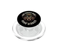 Le cattive scelte fanno buone storie - Escursionista divertente Escursioni all'aperto PopSockets PopGrip per MagSafe