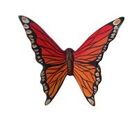 Le Ceramiche Del Re Farfalla da Appendere in Ceramica - Decorata a Mano - Farfalla Decorativa - da Parete 3D - Rosso
