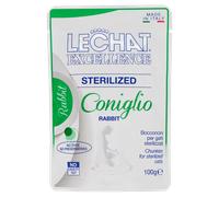 Monge LeChat Excellence Sterilised Coniglio Umido Gatti Buste 2,4kg 24 Pezzi