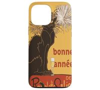 Le Chat Noir Bonne Annee Felice Anno Nuovo Vettoriale Ritagliato Custodia per iPhone 13 Pro Max