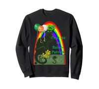 Le Chat Noir De La St Patricks Day Fun Felpa
