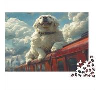 Le Chien Saint - Bernard Puzzle per adulti, 1000 pezzi di puzzle di 1000 pezzi di puzzle duraturi giochi di puzzle stimolanti educativi per adulti per tutti gli adulti, regalo 1000 pezzi (75 x 50 cm)