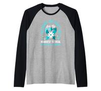 Le cicatrici Che Non puoi Vedere Sono Le più Difficili da Curare Il Cancro cervicale Maglia con Maniche Raglan