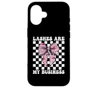 Le ciglia sono il mio business Lash Tech Ciglia Tecnico Ragazza Mamma Custodia per iPhone 16