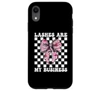 Le ciglia sono il mio business Lash Tech Ciglia Tecnico Ragazza Mamma Custodia per iPhone XR