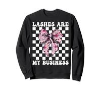 Le Ciglia Sono Il Mio Business Lash Tech Ciglia Tecnico Ragazza Mamma Felpa