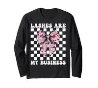 Le Ciglia Sono Il Mio Business Lash Tech Ciglia Tecnico Ragazza Mamma Maglia a Manica