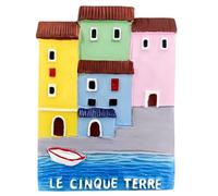 Le Cinque Terre Italia Viaggio Souvenir 3D Magnete Frigorifero Attrazioni Città Frigorifero Magnete Decorativo Tridimensionale Casa Cucina Decorazione