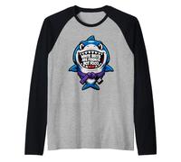 Le Cinture Bianche di Jiu Jitsu (BJJ) Sono Amici, Non Prede Maglia con Maniche Raglan
