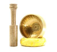 Le ciotole sonore di Buddha fatte a mano sono perfette for lo yoga e il sollievo dallo stress. Ciotola sonora da 8x3 cm.