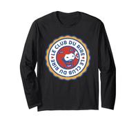 Le Club Du Rire LVQR Formaggio Logo Mucca Maglia a Manica
