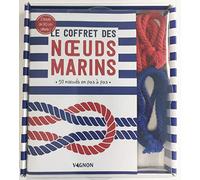 Le coffret des noeuds marins: 50 noeuds en pas à pas. Avec 2 bouts de 90 cm offerts !