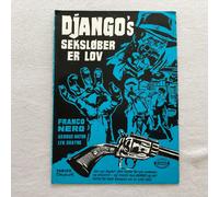 Le colt cantarono la morte e fu tempo di massacro 1966 Danish Movie Program