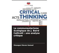 Le communautarisme écologique de J. Baird Callicott : une analyse critique