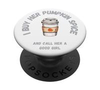 Le compro Pumpkin Spice e la chiamo brava PopSockets PopGrip Adesivo