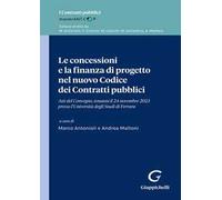 Le concessioni e la finanza di progetto nel nuovo Codice dei Contratti pubblici