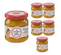 Le Conserve della Nonna Composta di Mango e Pesca 210g - Confezione da 6