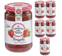 Le Conserve della Nonna Confettura di Fragole della Basilicata 330g - Confezione da 6