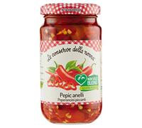 Le Conserve della Nonna Peperoncini Italiani Sott'Olio Pepic Anelli - 190 gr - [confezione da 3]