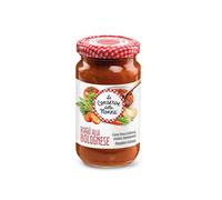 Le Conserve della Nonna Ragù alla Bolognese, 190g | Corposo per lasagne e pasta fresca, con carne e pomodoro 100% italiani, senza glutine e conservanti