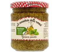 Le Conserve Della Nonna Salsa di pesto verde senza latticini, noci e glutine 185g