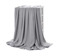 Le coperte rinfrescanti Chill Factor offrono un comfort rinfrescante a casa o durante i viaggi quest'estate (100 x 120 cm, grigio)