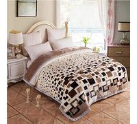 Le Coperte Spesse Sono Morbide E Sane, Delicate sulla Pelle, Calde, Rispettose Dell'ambiente, Resistenti, Lavabili in Lavatrice E Non Facili da Togliere dalla Linea. (06,2x2.3m(4.5kg))