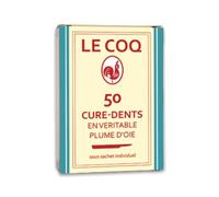 Le Coq Cure-denti in Vera Piuma d'Oca X50 - Igiene orale accessorio