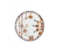 Le Coq Lithos bianco e blu, piatto rotondo 30 cm Lithos bianco e blu, piatto rotondo 30 cm