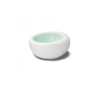 Le Coq Ninfa coppa gourmet acquamarina e bianco matt 17x15,5 cm h. 9 cm Ninfa Coppa Gourmet acquamarina e bianco matt 17x15,5 cm H. 9 cm