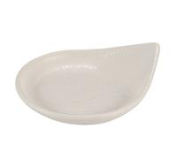 Le Coq Rupis Piattino bianco goccia set 6 stoneware 8x9,5 h 2,5